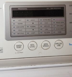 o35- LG WaveForce HE washer in working condition - Image 3