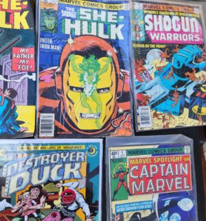 p96- She-Hulk, Shogun, Destroyer Duck, Captain mavel comics - Image 3