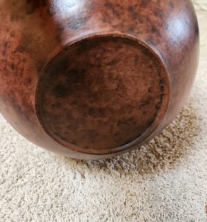 s18- Vintage Woven Cane Floor Vase. - Image 3