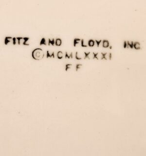 t13- Fitz and Floyd Mother Goose Dish - Image 3