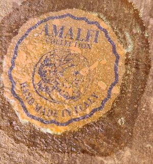 t51- VERY RARE. Amalfi Ceramic Wall Plaque Set. Antichi Mestieri Venditore di Formaggio. Italy - Image 5