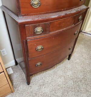 v28- antique mahogany dresser chest - Image 3