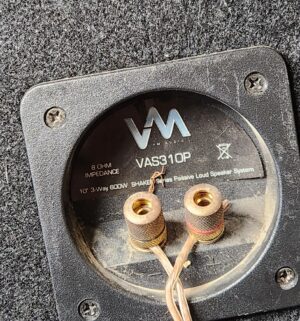 w41- VM Audio VAS31OP 600W Shaker Speakers. Both Work - Image 3
