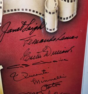 w78- Stars of Metro Goldwyn Mayer Autographed Poster. Original. Live Ink on All autos - Image 5