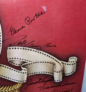 w78- Stars of Metro Goldwyn Mayer Autographed Poster. Original. Live Ink on All autos - Image 6