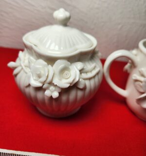 x19- I. Godinger & Co Cream Sugar Set - Image 3