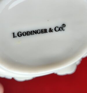 x19- I. Godinger & Co Cream Sugar Set - Image 5