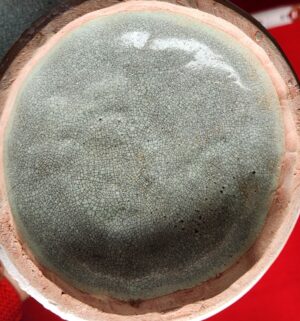 x27- Antique Japanese Stone Carved Vase. AMAZING DETAIL - Image 4