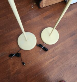 x106- Mid Century Modern Metal Art Floor Lamps - Image 4