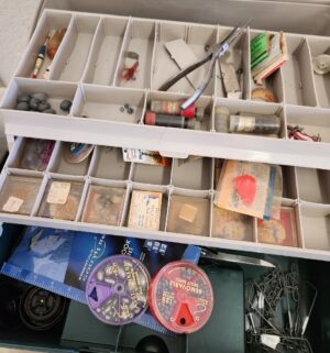 b41- tackle box with supplies - Image 3