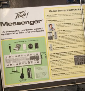 b79- Peavey Messenger Portable Sound System - Image 3