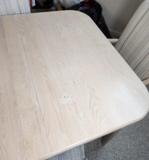 b231- 6 Chair Dining Table 2 Extensions. Vargas Furniture - Image 4
