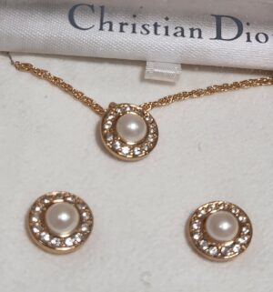 b275- Gucci Sterling Ring, Christian Dior Set, Swarovski Pendant, Sterling Ring - Image 3