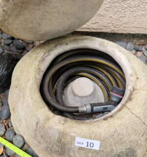 d10- Cement Turtle Hose Pot. Hose Not Included - Image 3