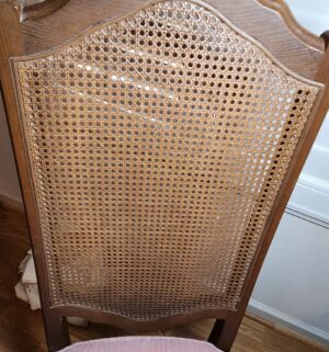 d48- Set of 6 Cane Back Chairs - Image 4