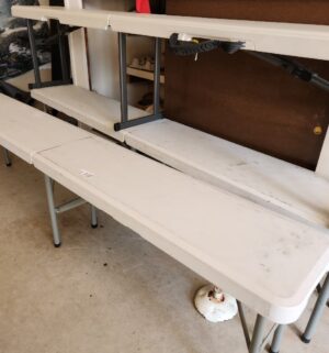 d115- Set of 3 Fold Up benches - Image 3