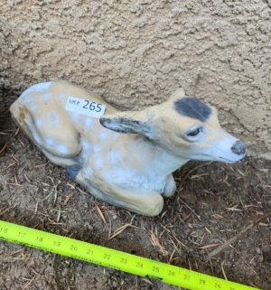 d265- 2 cement fawns - Image 3