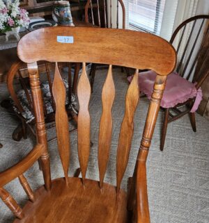 pa17- Maple Adult Size Rocking Chair - Image 3