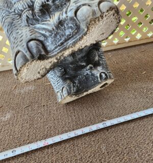 pa116- Ceramic Elephant Plant Stand - Image 4