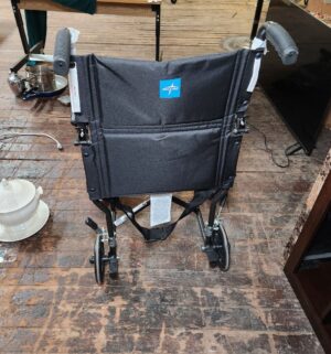 pb44- Excel Steel Transport Chair. Like new condition - Image 4