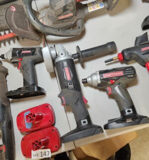 g147- HUGE Collection of Craftsman 19.2V Power Tools. All work. Charger + 2 good Batteries - Image 7