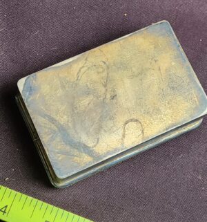 h36- Antique Trinket Box. Stained Glass - Image 4