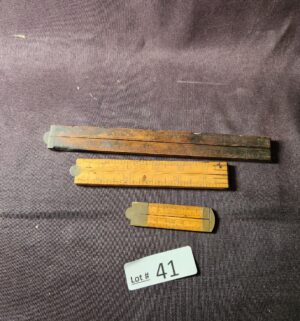 h41- antique folding rulers - Image 4