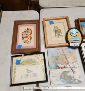 n140- Collection of framed art - Image 3