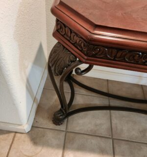 o87- Iron Leg Entry/Sofa Table - Image 3