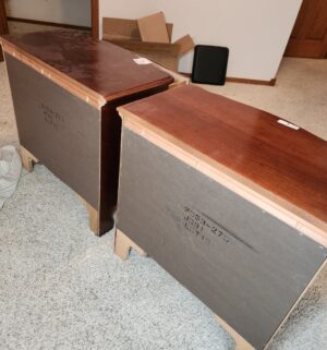 p1- Pair of Bassett Night Stands. Great Shape - Image 4