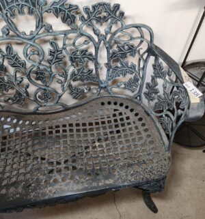 p138- Iron Loveseat bench - Image 3