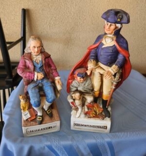 r222- Founding Fathers Porcelain Decanters by McCormick Distilling - Image 5