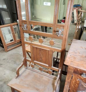 x98- Antique hall tree - Image 3