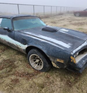 w2- 1977 Pontiac Trans AM. Non Running. No keys. Clean Title. Pink Slip Transfer - Image 3