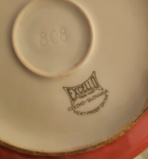 a110- Excello 808 Covered Serving Dish. Czecho Slovakia - Image 4