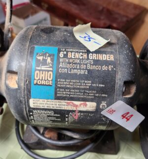 b44- Ohio Forge Bench Grinder. Works - Image 3