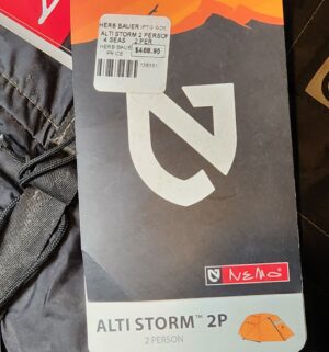 po1296- Alti Storm 2P. 2 Person Tent. 4 Season. Appears Never Used - Image 3