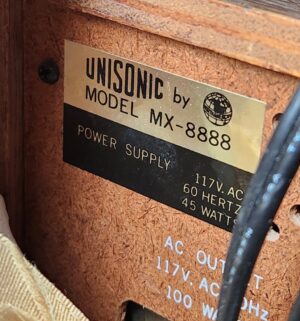 po1329- Unisonic The Chippendale Model MX-8888. powers on - Image 7