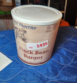 po1435- black bean burger - Image 1