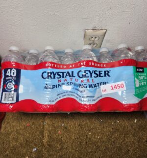 po1450- Crystal Geyser. 40 Bottles. Sealed Case. EXP 02/2025 - Image 1