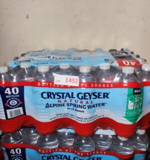 po1452- Crystal Geyser. 40 Bottles. Sealed Case. EXP 02/2025 - Image 1