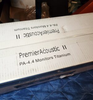 po1459- Premier Acoustic PA-4.4 Monitors Titanium. Sealed - Image 3