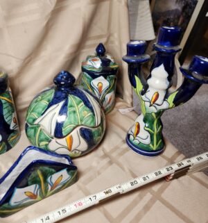 p110- Vintage Talavera Calla Lily Collection - Image 3