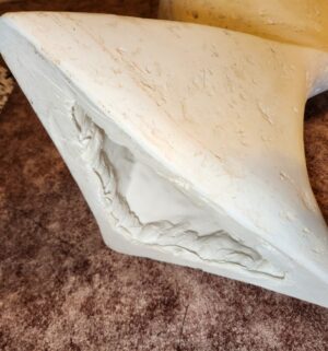 p128- Postmodern Plaster Pedestal - Image 4