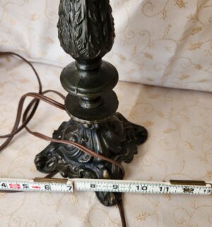 o68- Glass Stained Glass Lamp - Image 3