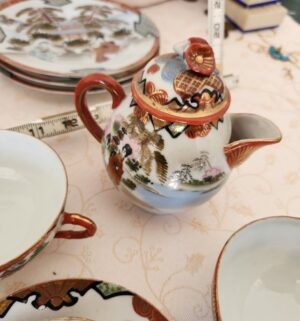 o102- Japanese Satsuma Tea Set - Image 5