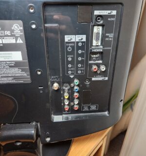 o115- Sharp 19in TV w/ remote - Image 3