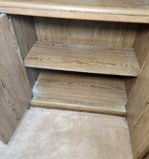 p170- Wooden Bookcase w/ Cabinet - Image 3