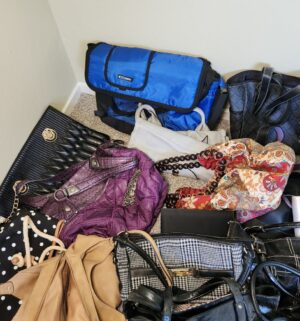 p175- Large Collection of Handbags, Purses - Image 3