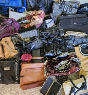 p175- Large Collection of Handbags, Purses - Image 5